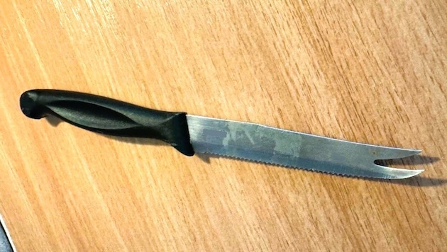 Mit diesem Messer wurden die Opfer attackiert.