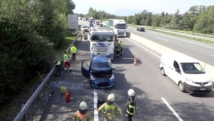 Die Florianijünger hatten einiges zu tun. 