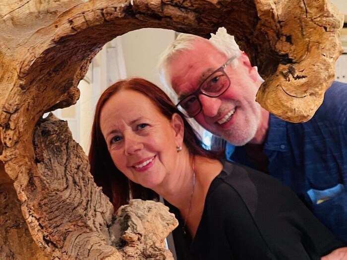 Manfred Staudinger mit seiner Frau Birgit