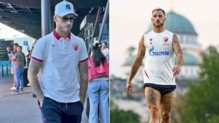 Marko Arnautovic ist mit der Roter-Stern-Mannschaft nach Zypern gereist.
