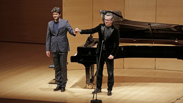 Pianist Daniel Heide und Bariton André Schuen wurden vom Publikum gefeiert – und das, obwohl ...
