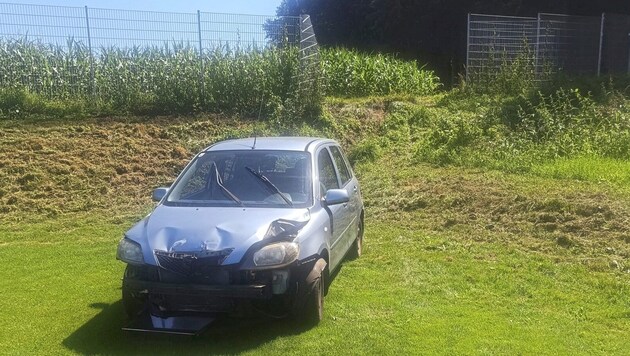 In Poggersdorf verunfallte ein Führerscheinneuling.