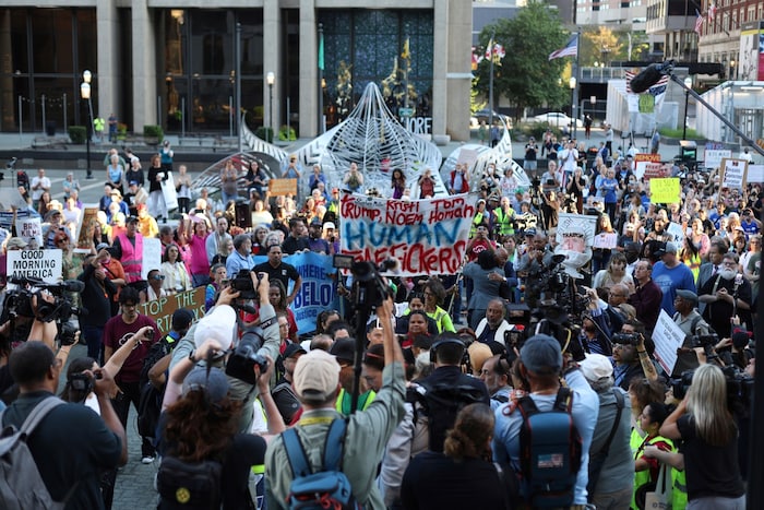 Proteste gegen die Abschiebung von Garcia in Baltimore