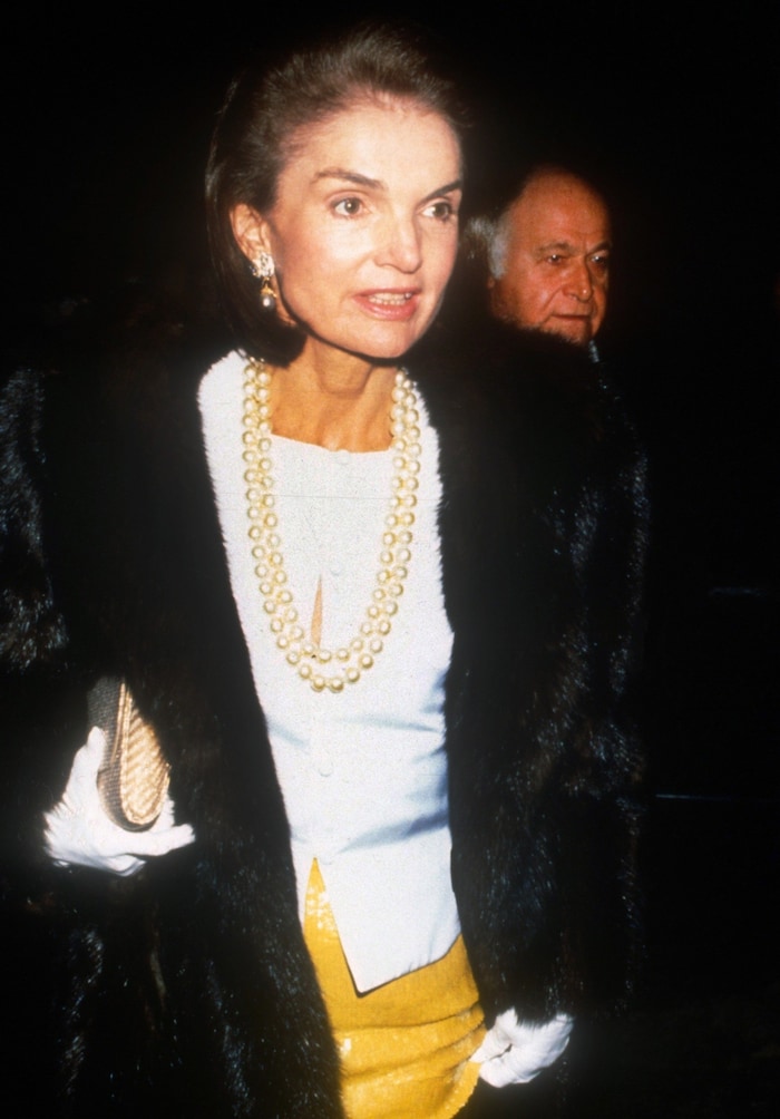 Nach dem Tod von Aristoteles Onassis im Jahr 1975 traten Tempelsman und Jacqueline Kennedy ...