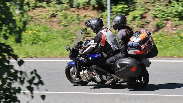 Im Krankenhaus endete eine Motorradtour für ein Pärchen (Symbolbild).