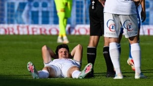 Nach dem hart erkämpften 1:1 im Match gegen den GAK ist auch Benedikt Zech  angeschlagen.