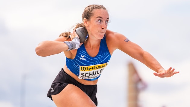 Chiara Schuler hatte im Kugelstoßen in dieser Freiluftsaison einige Probleme.