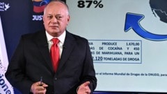 Venezuelas Innenminister Diosdado Cabello kündigte Maßnahmen an, um gegen den Kokainhandel an ...