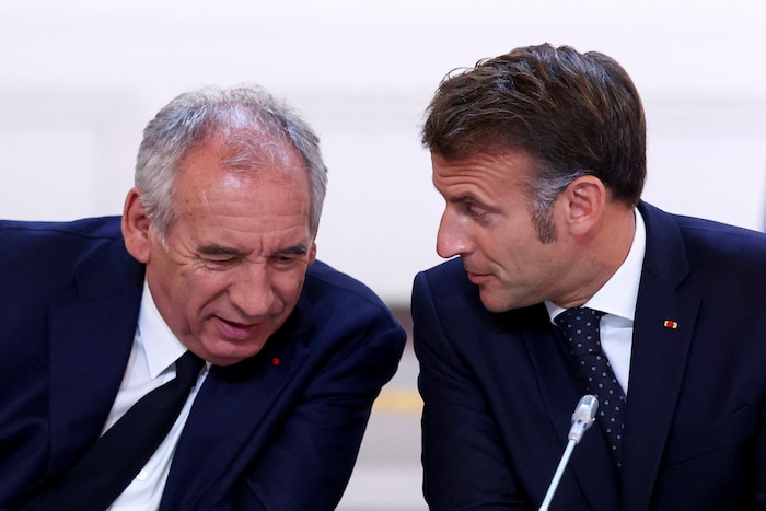 François Bayrou mit dem französichen Präsidenten Emmanuel Macron