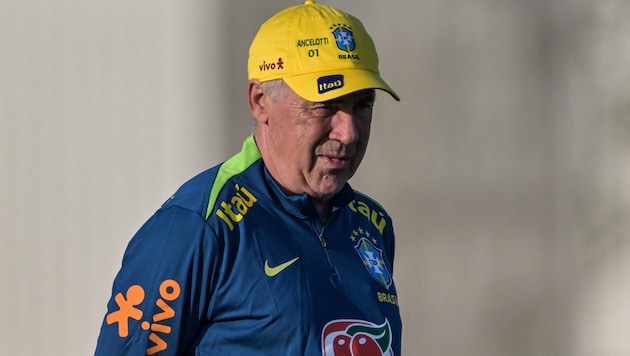Brasilien-Trainer Carlo Ancelotti hat mit seinem Kader überrascht.
