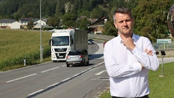 Bürgermeister Franz Josef Lemmerer sorgt sich um die Anrainer entlang der B320 im Osten der ...