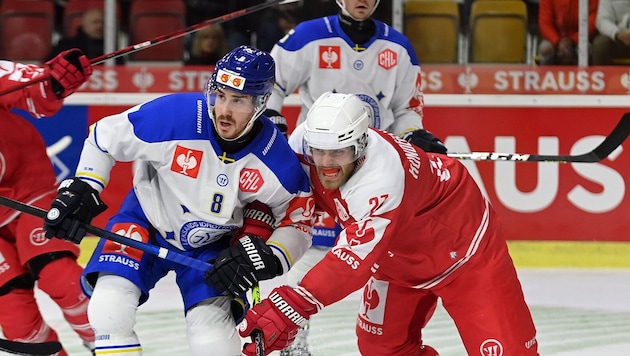 KAC-Kapitän Thomas Hundertpfund (re.) hat heuer in der CHL viel vor.