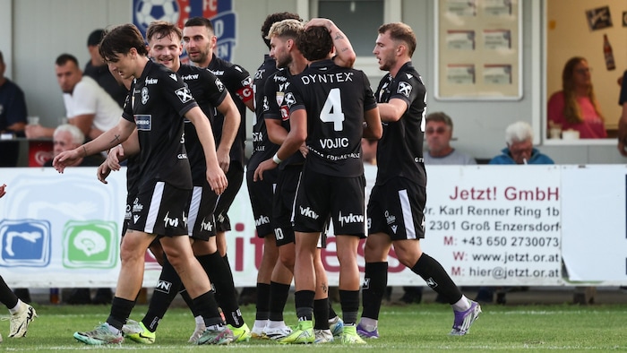 Schwarz-Weiß Bregenz gewann beim Drittligisten FC Marchfeld Donauauen mit 2:0.