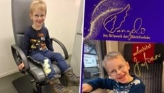 Der kleine Julian lächelt trotz seines schweren Schicksals.
