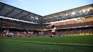 Das Heimstadion des FC Red Bull Salzburg in Wals-Siezenheim. 