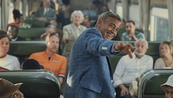 Ausschnitt aus dem Film „Jay Kelly“, der während der Filmfestspiele Venedig gezeigt wird