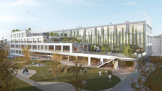 Neue AHS wie die im „Village im Dritten“, die nun die BIG zu bauen beginnt, wird es in Wien bald ...