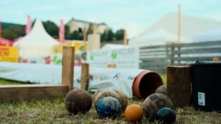 Das Wiesenkegeln hat auf dem Bleiburger Wiesenmarkt jahrhundertelange Tradition.