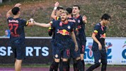 Die Bullen mühten sich lange in Dornbirn, setzten sich am Ende aber mit 3:1 durch.