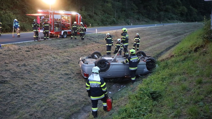 Fast 50 Feuerwehrleute waren in St. Marein-Feistritz im Einsatz.