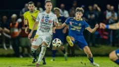 Lukas Fridrikas (l.) und Hartberg erlebten eine lange Cup-Nacht in Velden.
