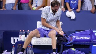 Daniil Medwedew verlor völlig die Nerven. 
