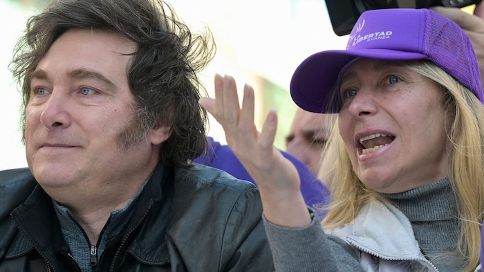 Javier Milei mit Schwester Karina