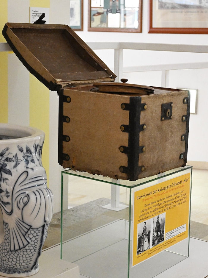 Das tragbare Gebirgsklo Kaiserin Sissis zählt zu den Attraktionen des Museums.