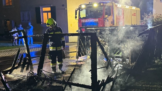 Die Feuerwehr war im Einsatz.