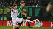 Dominik Popp bei einem seiner Einsätze im Dress von Wacker Innsbruck in Schwarz-grün. Nun ist er ...