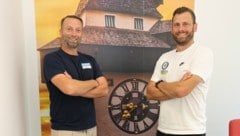 Ferdinand Feldhofer (li.) und Jürgen Säumel freuen sich auf das 202. Grazer Derby.