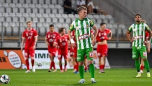 Die 0:2-Heimpleite im Cup gegen Kapfenberg schmerzte die Lustenauer.