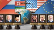 Mächtige Staatschefs der „Swing States“,von links: Ramaphosa, Lula, Subianto, Mohammed bin ...