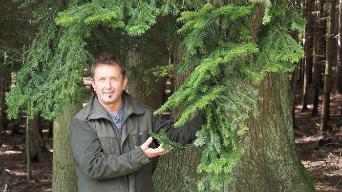 Gerhard Blabensteiner vom Verein zur Förderung des Waldes