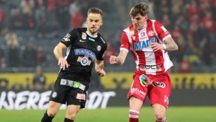 Die Freunde Tomi Horvat (l.) und Tio Cipot (r.) kämpfen um ihr jeweils erstes Derby-Tor.