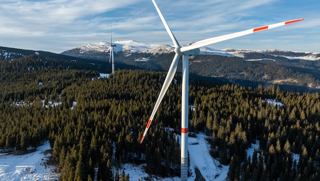 Windräder drehen sich ab 2027 auch in Lavamünd: Am Windpark wird gebaut.
