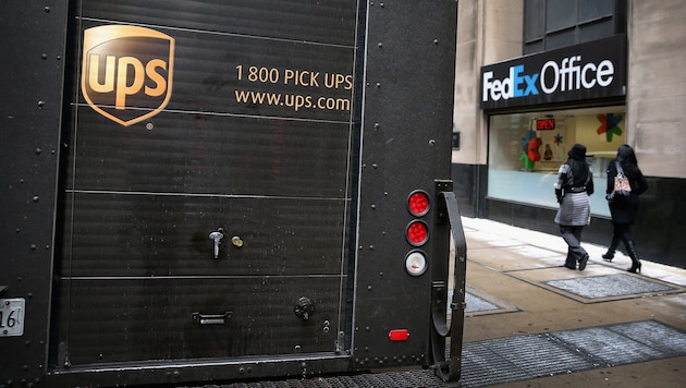 Mehr als 90 Prozent der „De-Minimis“-Pakete werden von Expresszustellern wie FedEx oder UPS ...