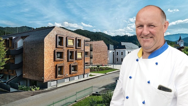 Reinhard Nutz kocht im Pflegezentrum in Türnitz auf und bildet Lehrlinge aus.