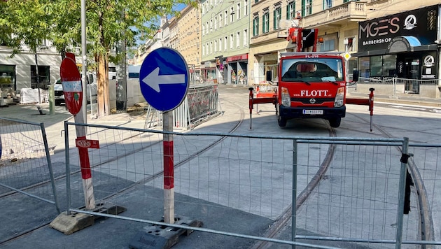 Annenstraße/Vorbeckgasse: Das Gleisdreieck kann nächste Woche in Betrieb gehen.