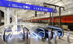 Der Salzburger Hauptbahnhof.