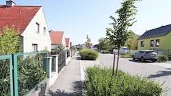 Die idyllische Siedlungsgasse nach ihrer Sanierung