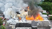 Die Firma in Mattighofen stand in Vollbrand.