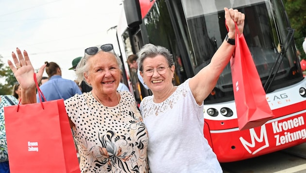 Elisabeth Kolm und Martha Gaishofer waren ganz vorne mit dabei.