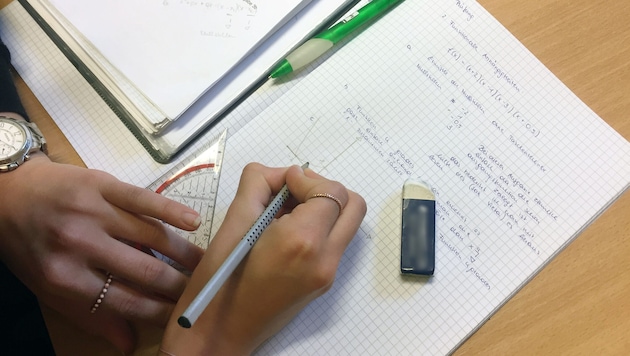 65 Prozent benötigten Nachhilfe in Mathematik.