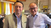 Eine erste Annäherung zwischen Martin Winkler (re.) und FPÖ-Chef Manfred Haimbuchner gab es ...