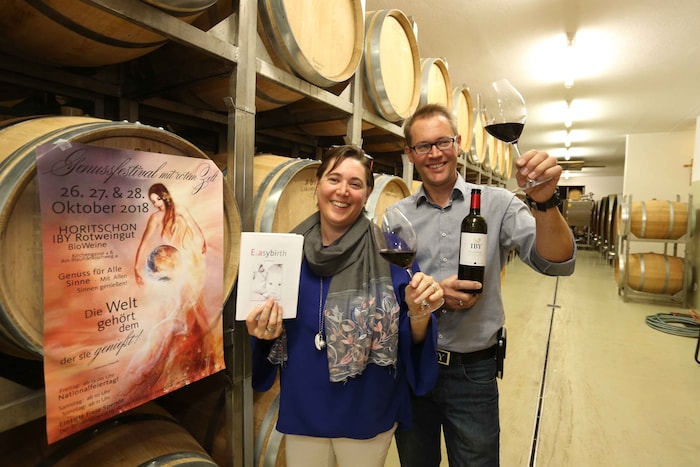 Eva Maria und Anton Iby erfreuen mit „Vin Anton Cuvée“ aus 2022.