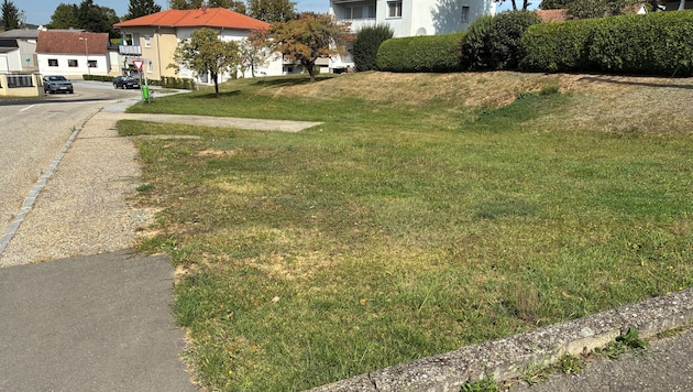 Der Dorfplatz in Sulz soll umgestaltet werden – derzeit fehlt aber noch das Geld.