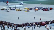 Die Erstlandung der Concorde 1981 in Linz zog die Massen an.