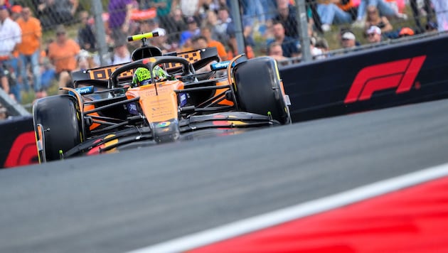 Lando Norris fuhr auch im zweiten Training zur Bestzeit.