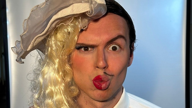 Hannes Grabner schlüpft heuer in die Rolle von Charleys Tante